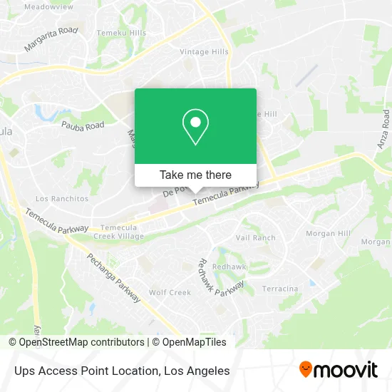 Ups Access Point Location map