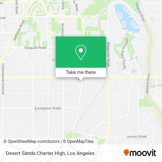 Desert Sands Charter High map