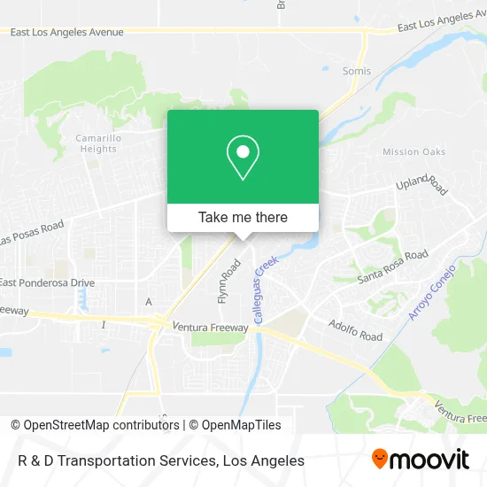 R & D Transportation Services map