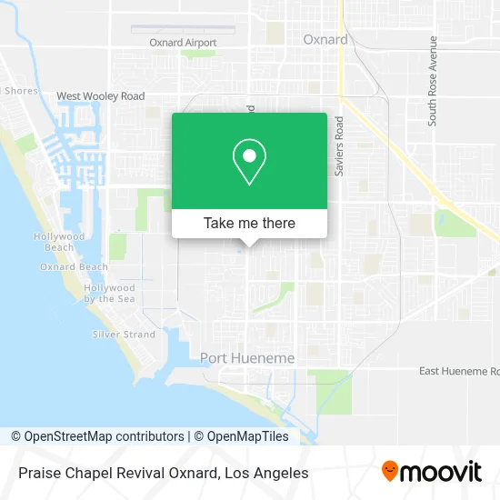 Praise Chapel Revival Oxnard map