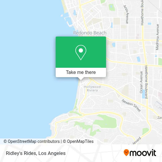 Ridley's Rides map