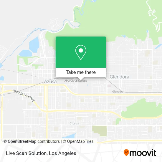 Live Scan Solution map