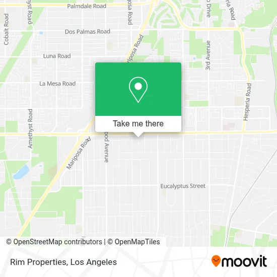 Rim Properties map
