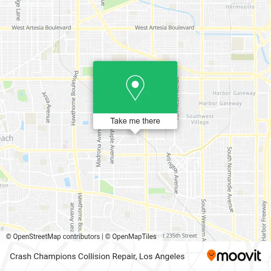 Crash Champions Collision Repair map