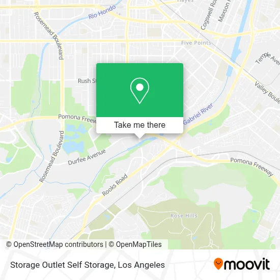Storage Outlet Self Storage map