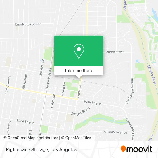 Rightspace Storage map