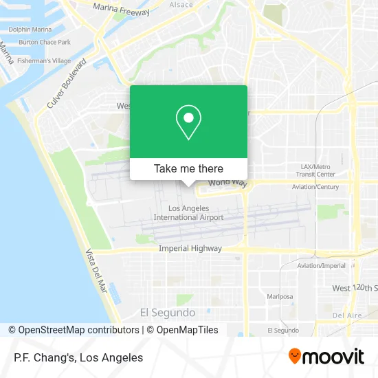 P.F. Chang's map