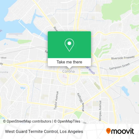 West Guard Termite Control map