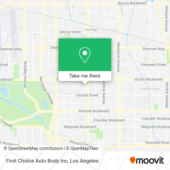 First Choice Auto Body Inc map