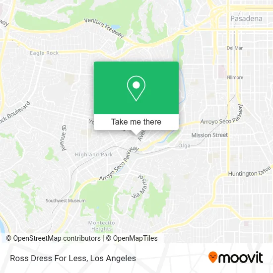 Ross Dress For Less map