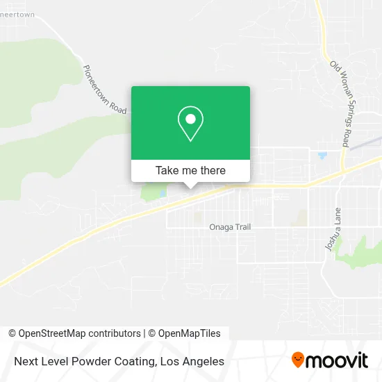 Next Level Powder Coating map