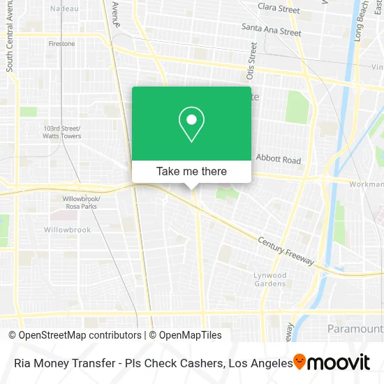 Ria Money Transfer - Pls Check Cashers map
