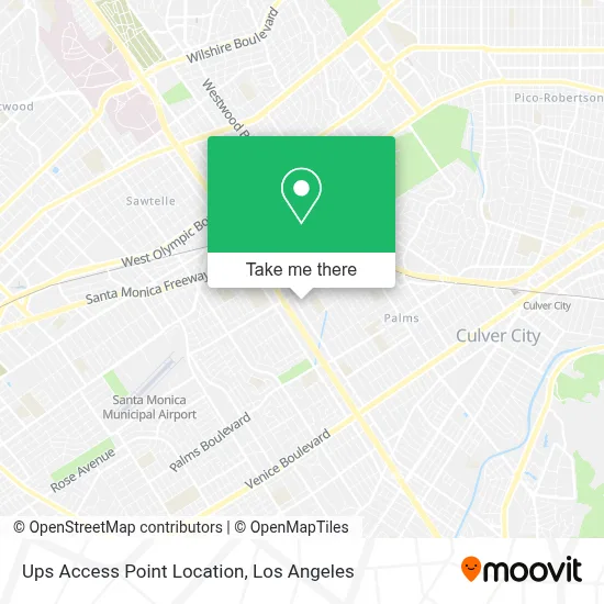 Ups Access Point Location map