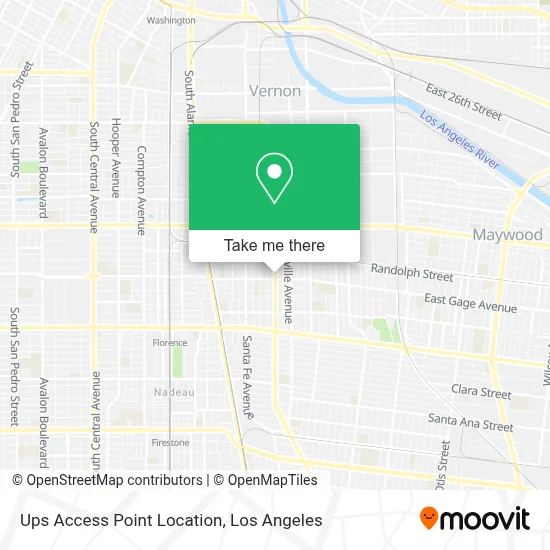 Ups Access Point Location map