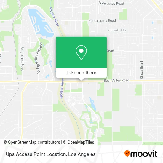 Ups Access Point Location map