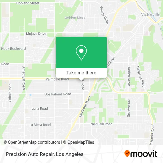 Precision Auto Repair map