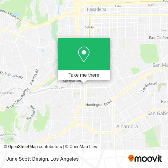 June Scott Design map