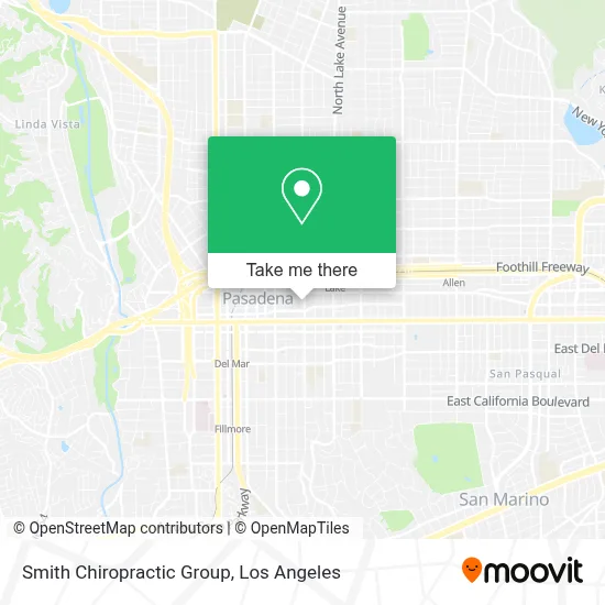 Smith Chiropractic Group map