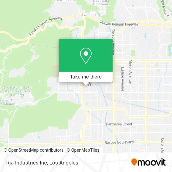 Rja Industries Inc map