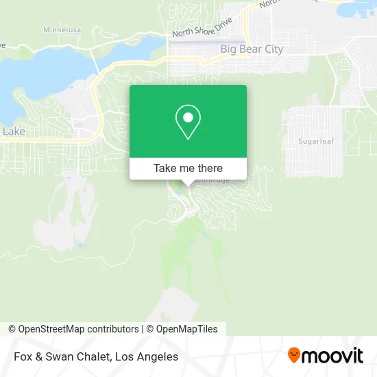 Fox & Swan Chalet map
