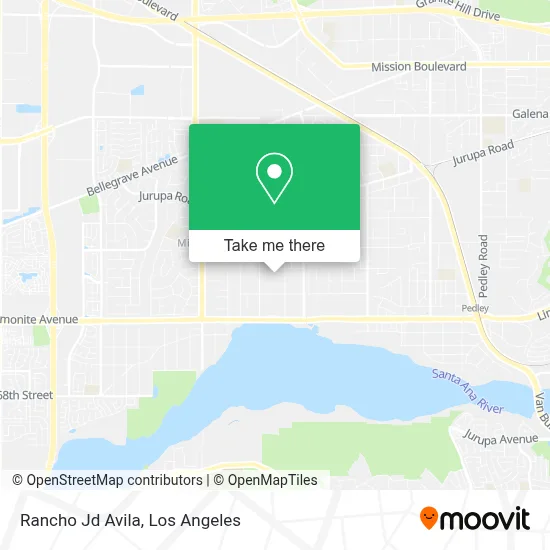 Rancho Jd Avila map