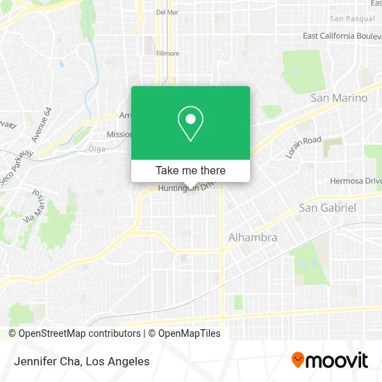 Jennifer Cha map