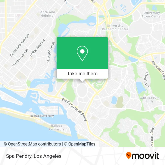Spa Pendry map