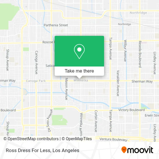 Ross Dress For Less map