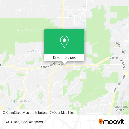 R&B Tea map