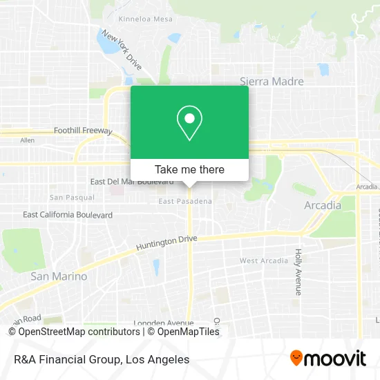 R&A Financial Group map