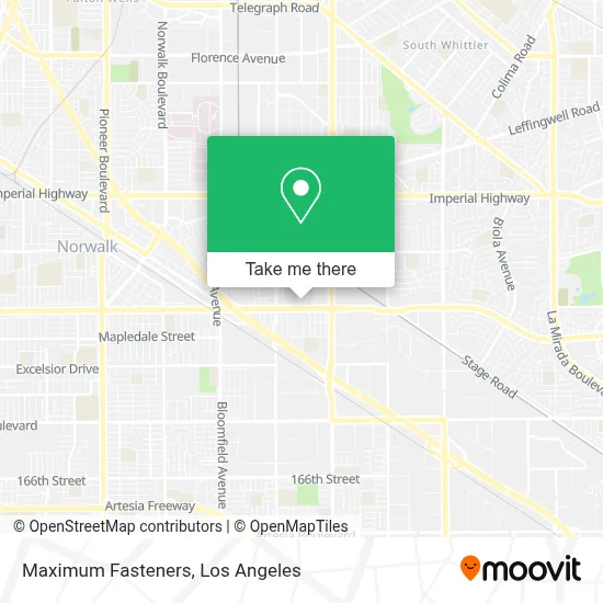 Maximum Fasteners map