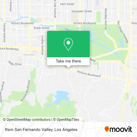Rsm San Fernando Valley map