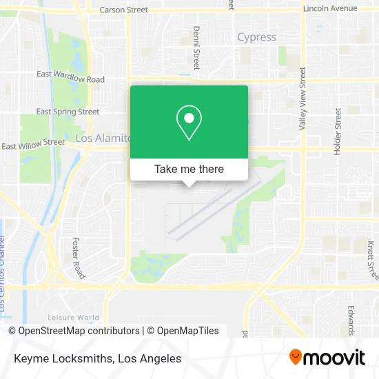 Keyme Locksmiths map