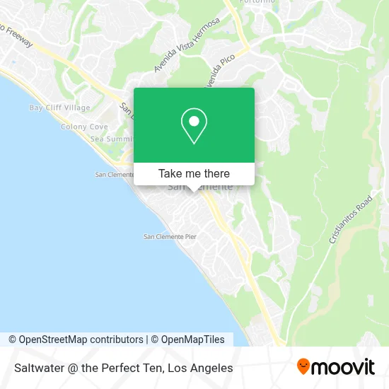 Saltwater @ the Perfect Ten map