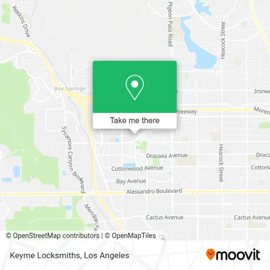 Keyme Locksmiths map