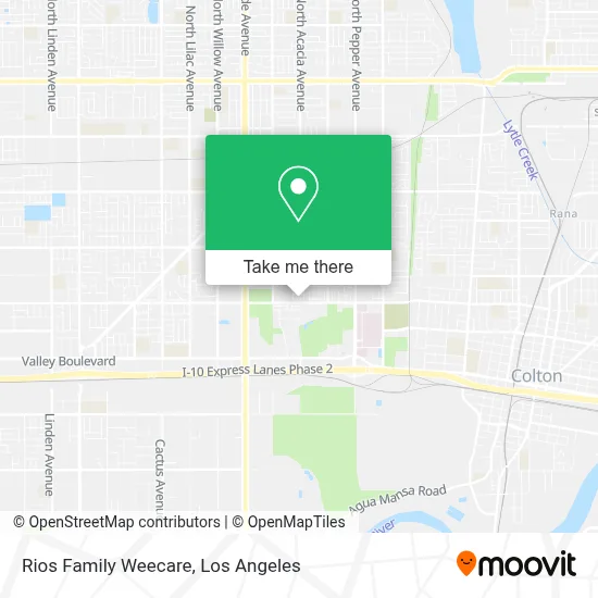 Rios Family Weecare map