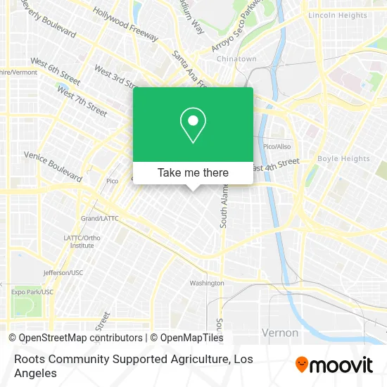 Roots Community Supported Agriculture map