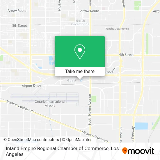 Inland Empire Regional Chamber of Commerce map