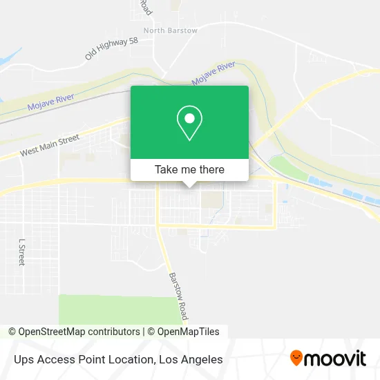 Ups Access Point Location map
