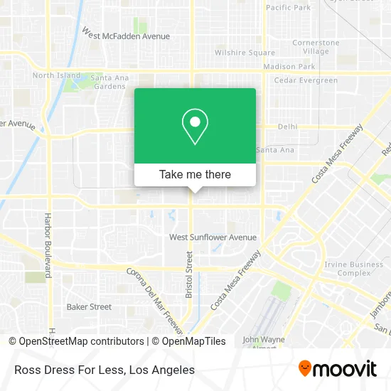 Ross Dress For Less map