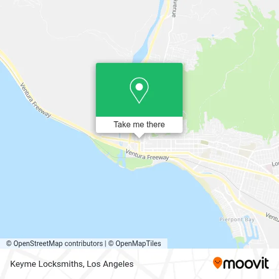 Keyme Locksmiths map