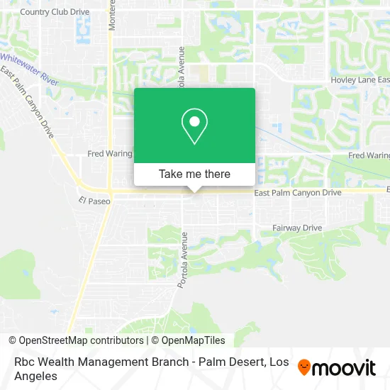 Rbc Wealth Management Branch - Palm Desert map