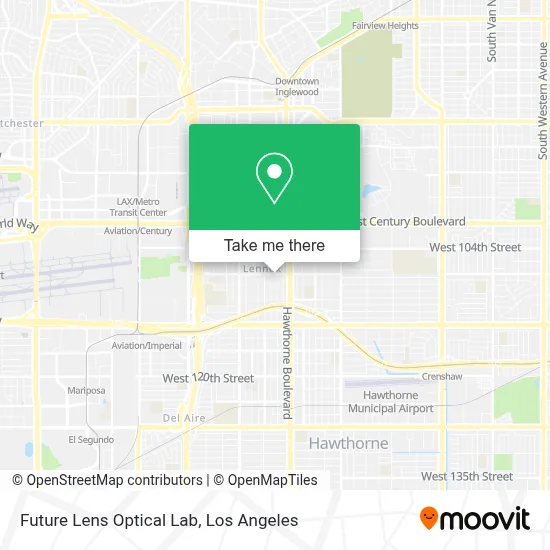 Future Lens Optical Lab map