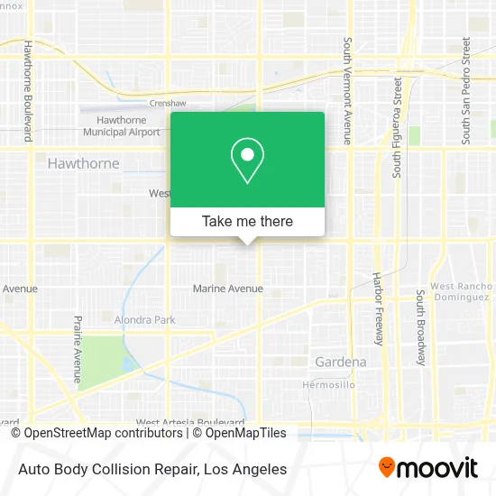 Auto Body Collision Repair map