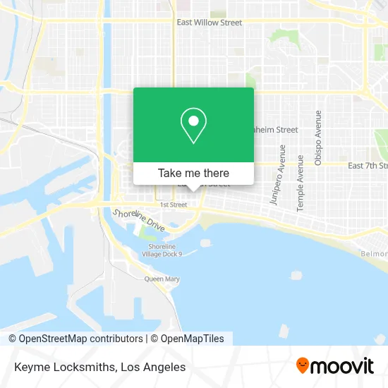 Keyme Locksmiths map