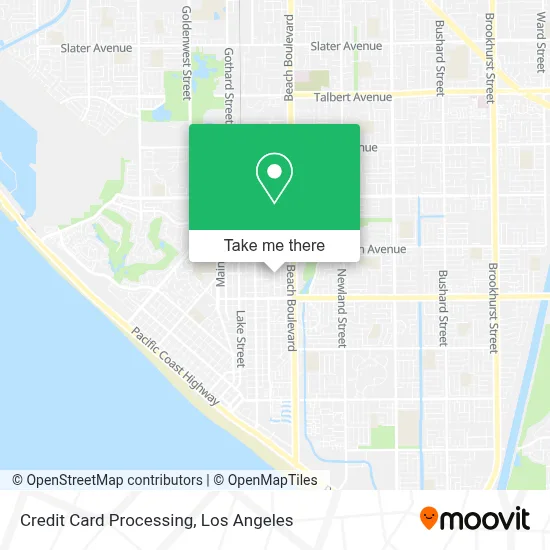 Credit Card Processing map
