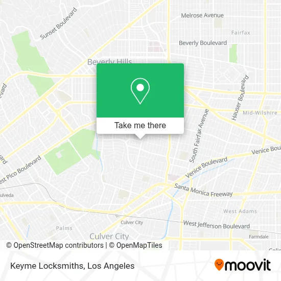 Keyme Locksmiths map