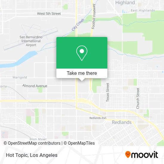 Hot Topic map