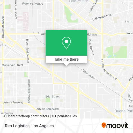 Rim Logistics map