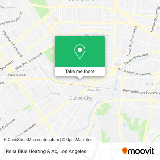 Relia Blue Heating & Ac map